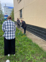 Проведение субботника сотрудниками аппарата Елабужского городского суда Республики Татарстан