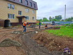 В Елабуге продолжается реализация программы «Наш двор»