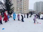 В сквере «Сад у дома» прошло представление «Рождественский пряник»