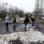 В Елабуге проходит общегородской субботник
